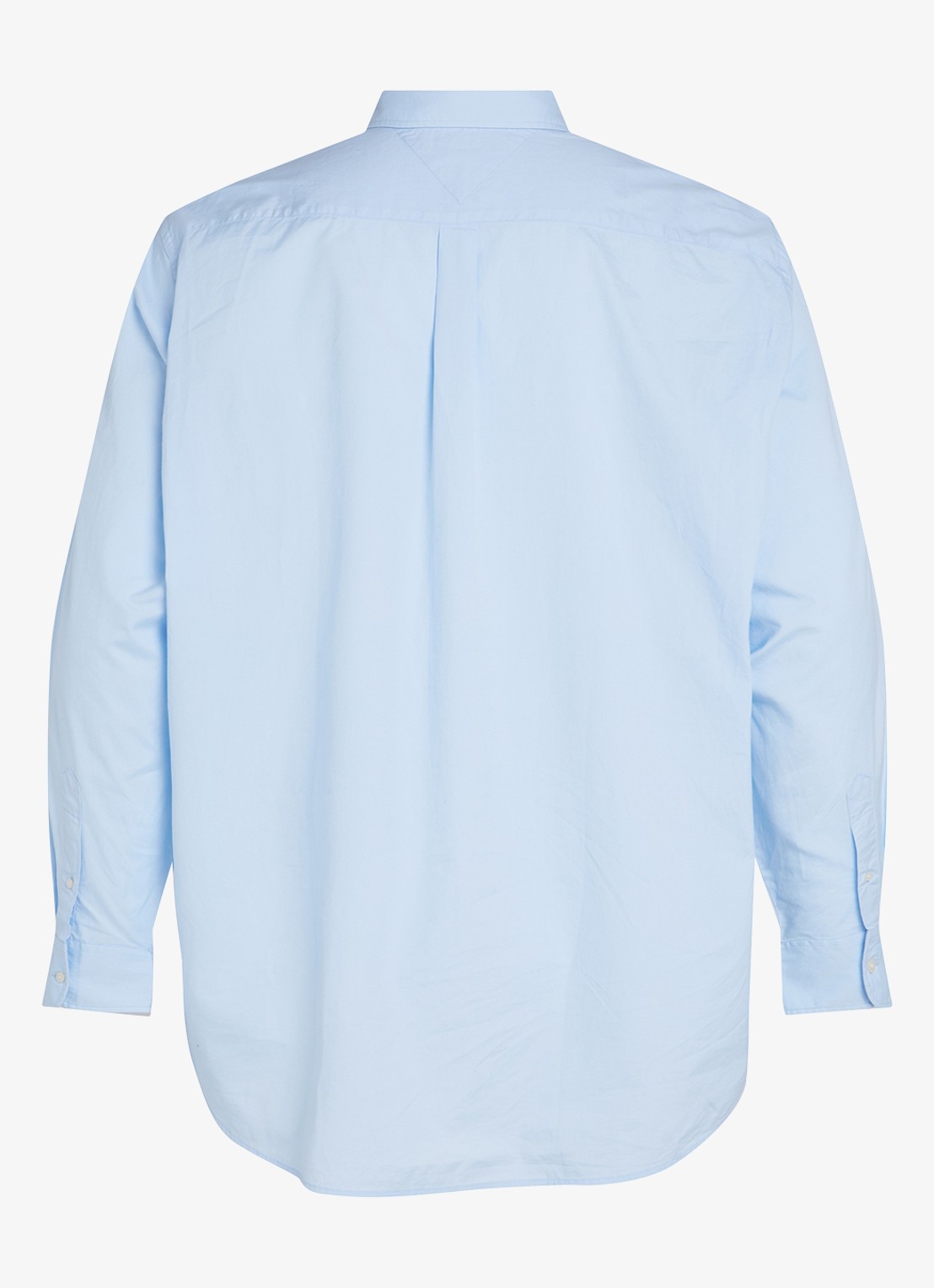 Tommy Hilfiger Regular fit overhemd met logo - achterkant lichtblauw