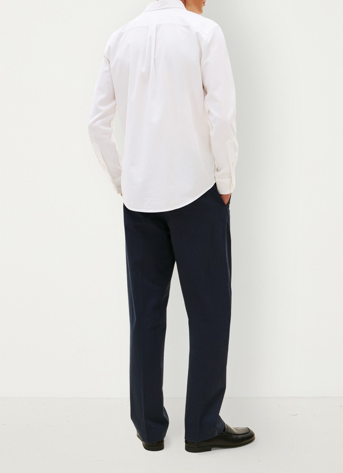 Tommy Hilfiger Regular fit overhemd met logo - achterkant 5 wit