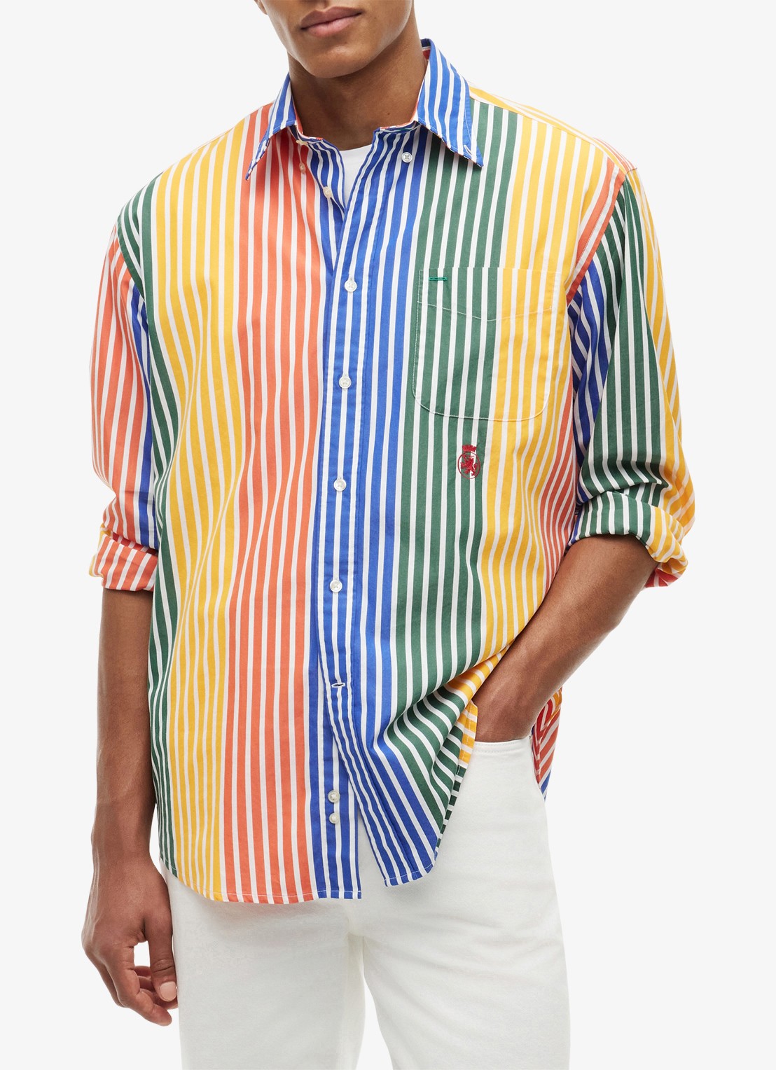 Tommy Hilfiger Regular fit overhemd met streepprint - detail 3 multicolor