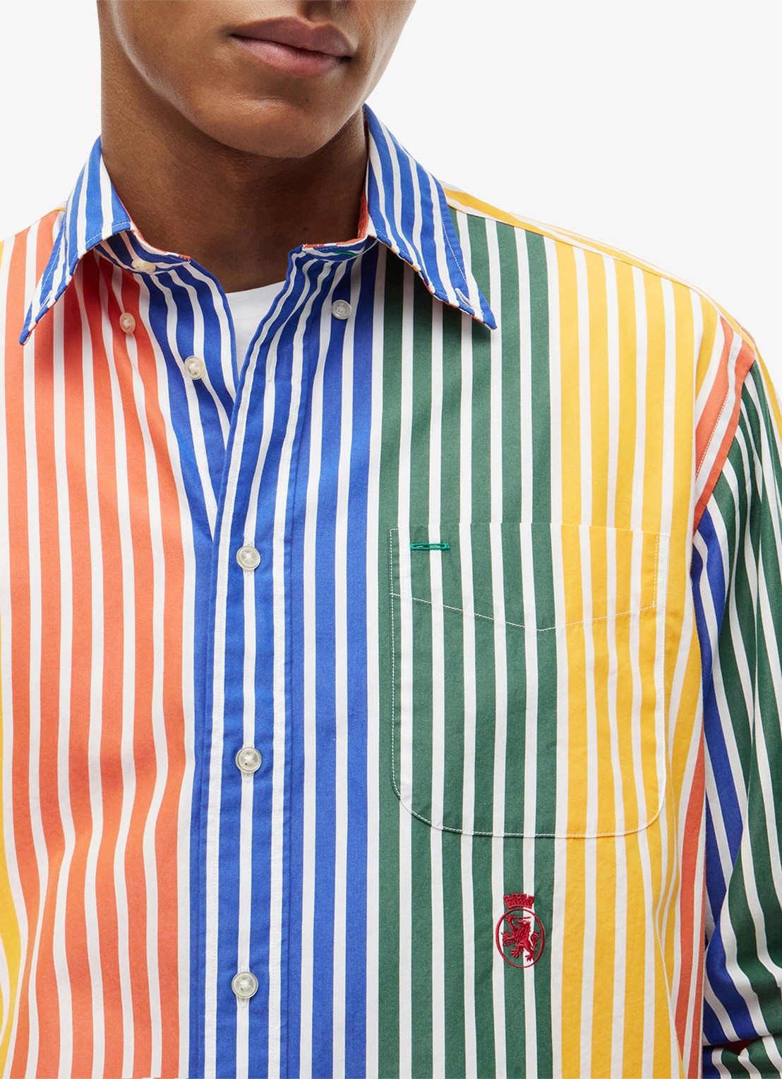 Tommy Hilfiger Regular fit overhemd met streepprint - detail 4 multicolor