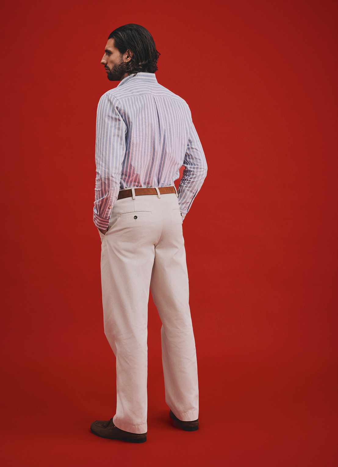 Tommy Hilfiger Regular fit overhemd met streepprint - detail 7 lichtblauw