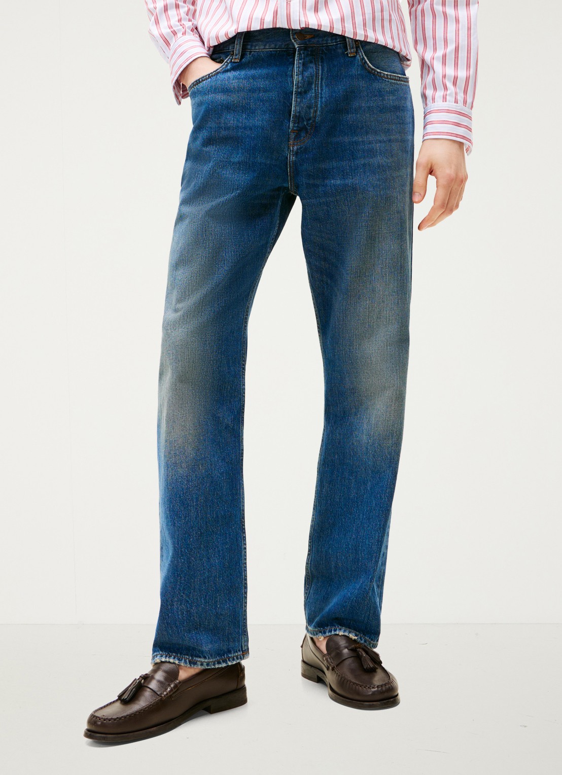 Tommy Hilfiger Relaxed fit jeans met steekzakken - detail 3 indigo