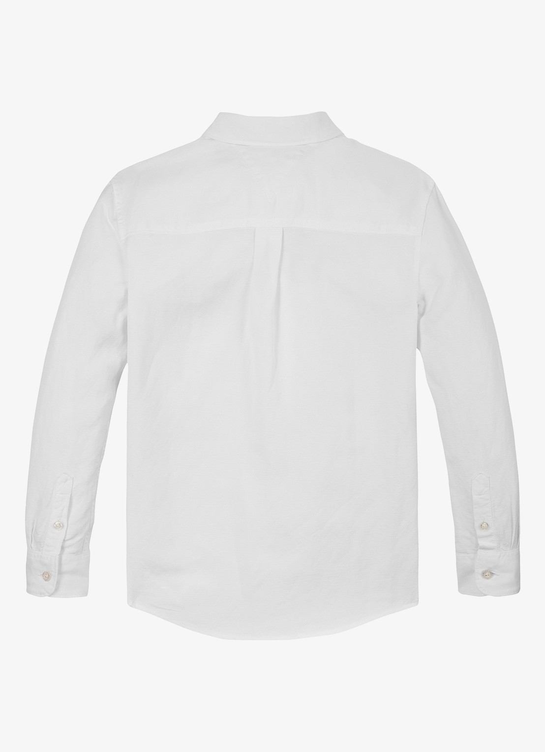 Tommy Hilfiger Relaxed fit overhemd in linnenblend - detail 5 wit