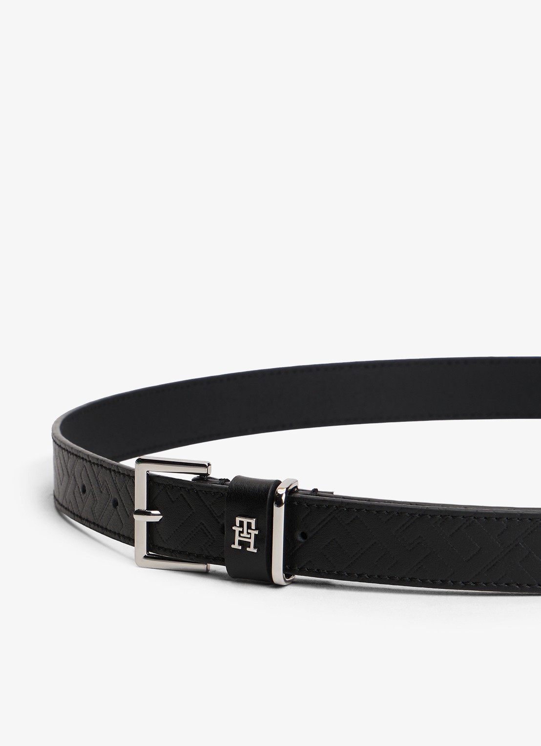 Tommy Hilfiger Riem met logo - detail 2 zwart