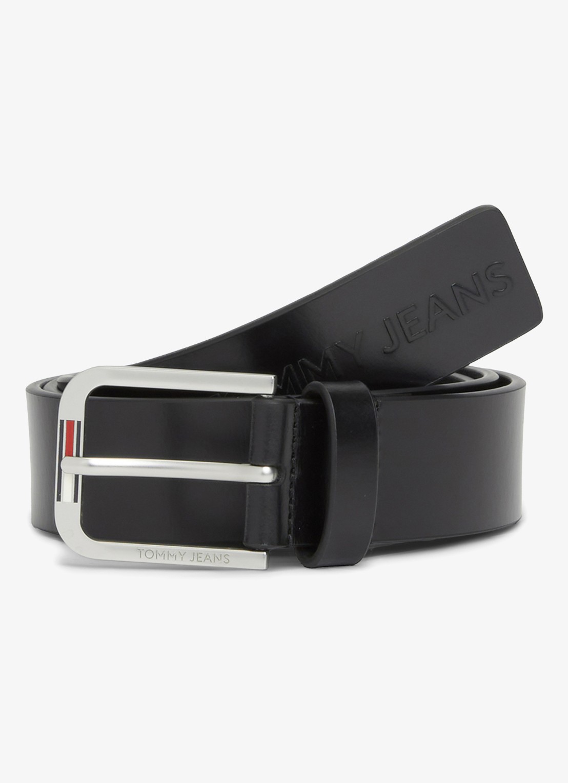 Tommy Hilfiger Riem met logo - detail diepzwart