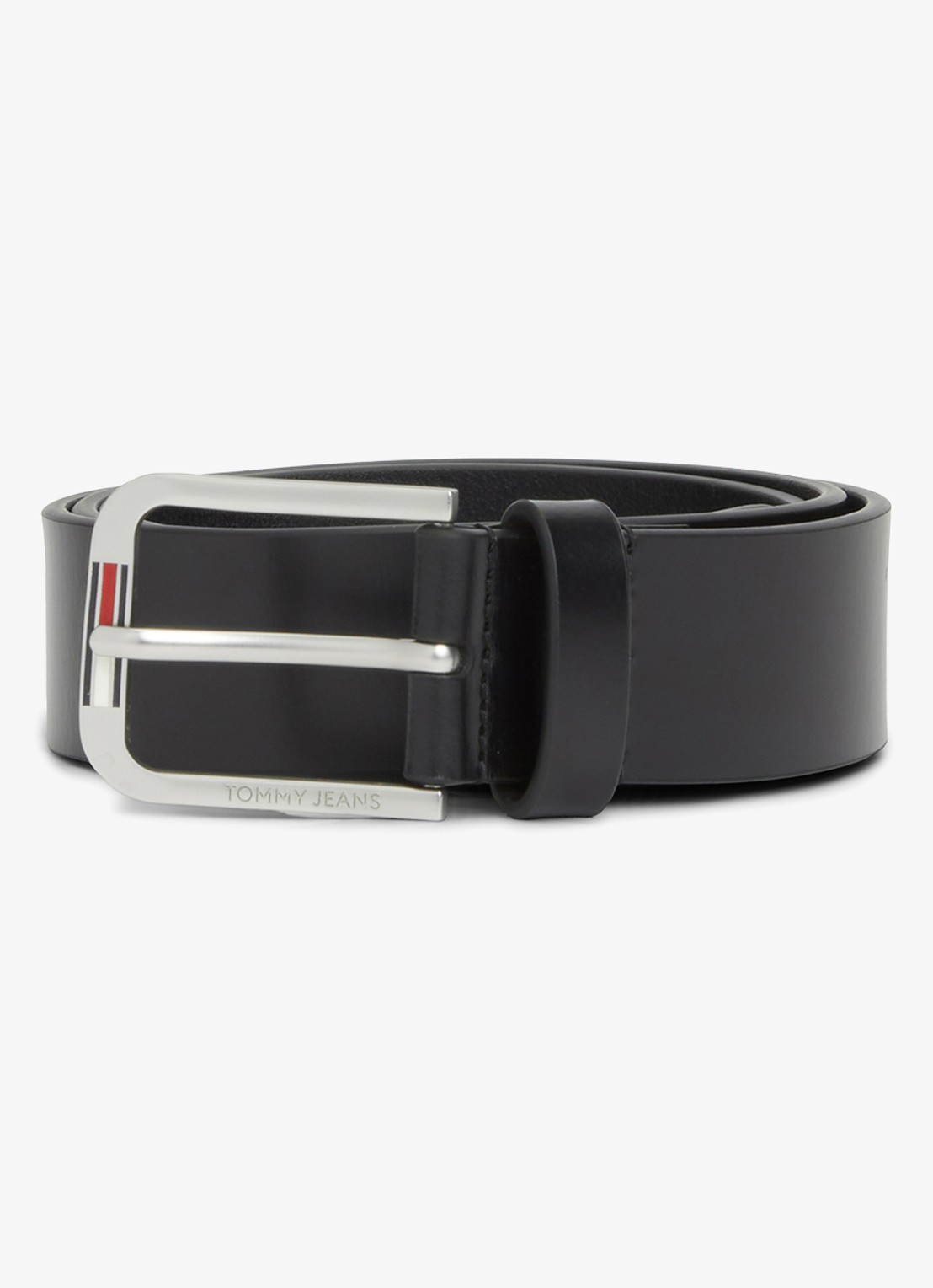 Tommy Hilfiger Riem met logo - voorkant 4 diepzwart