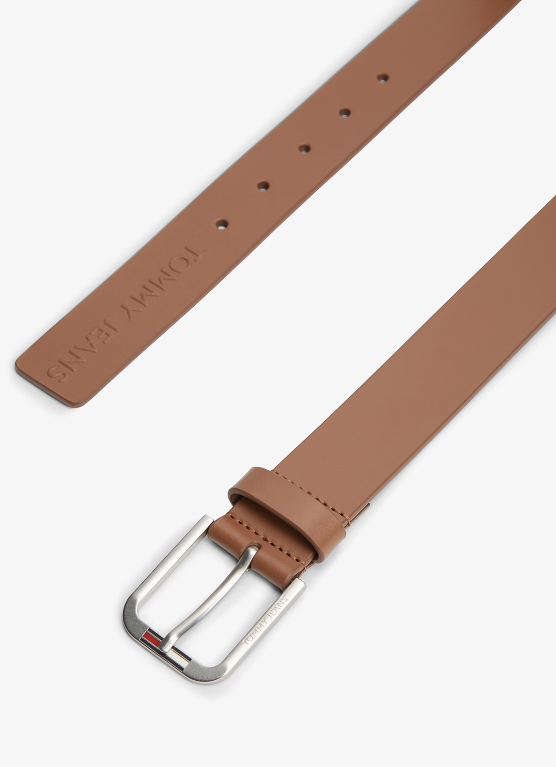 Tommy Hilfiger Riem met logo - detail 2 cognac