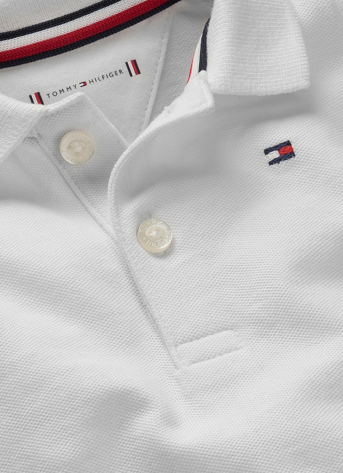 Tommy Hilfiger Romper met logo - detail 2 wit
