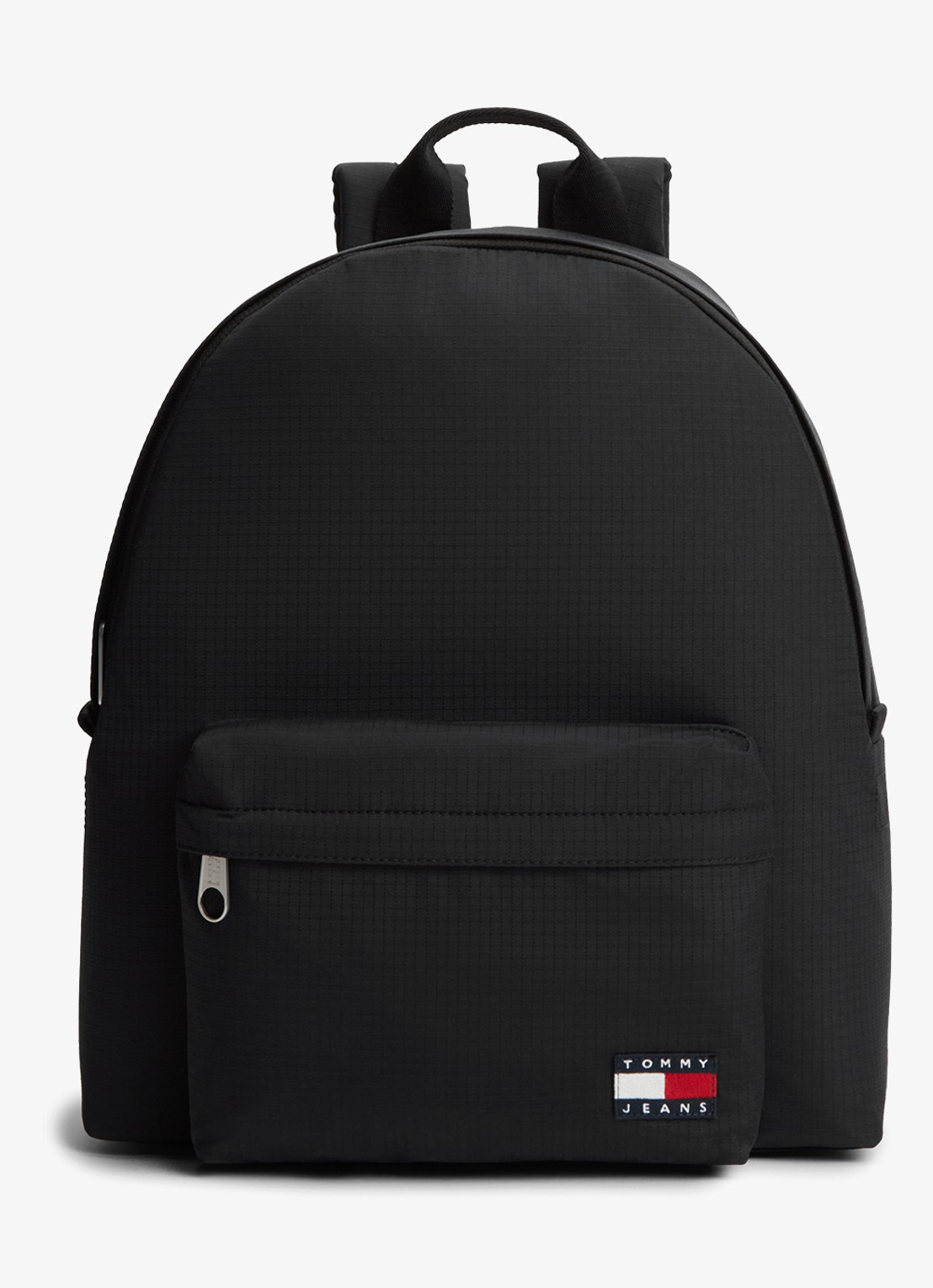 Tommy Hilfiger Rugzak met logo - voorkant 2 diepzwart