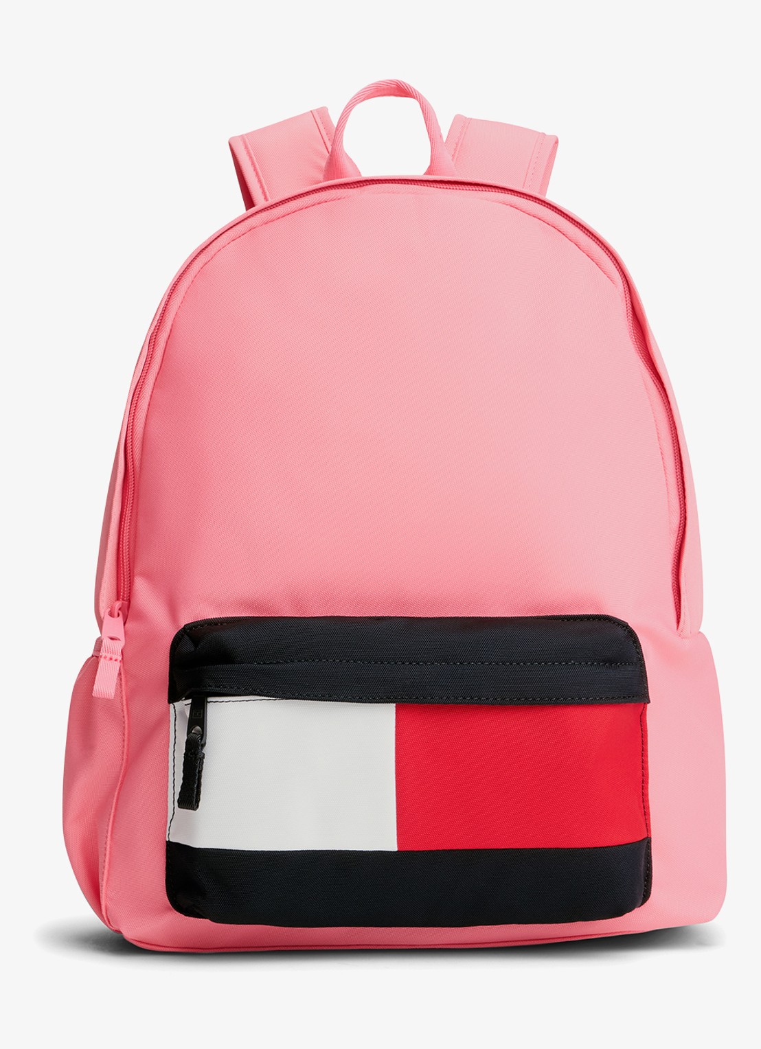 Tommy Hilfiger Rugzak met logo - voorkant 2 roze