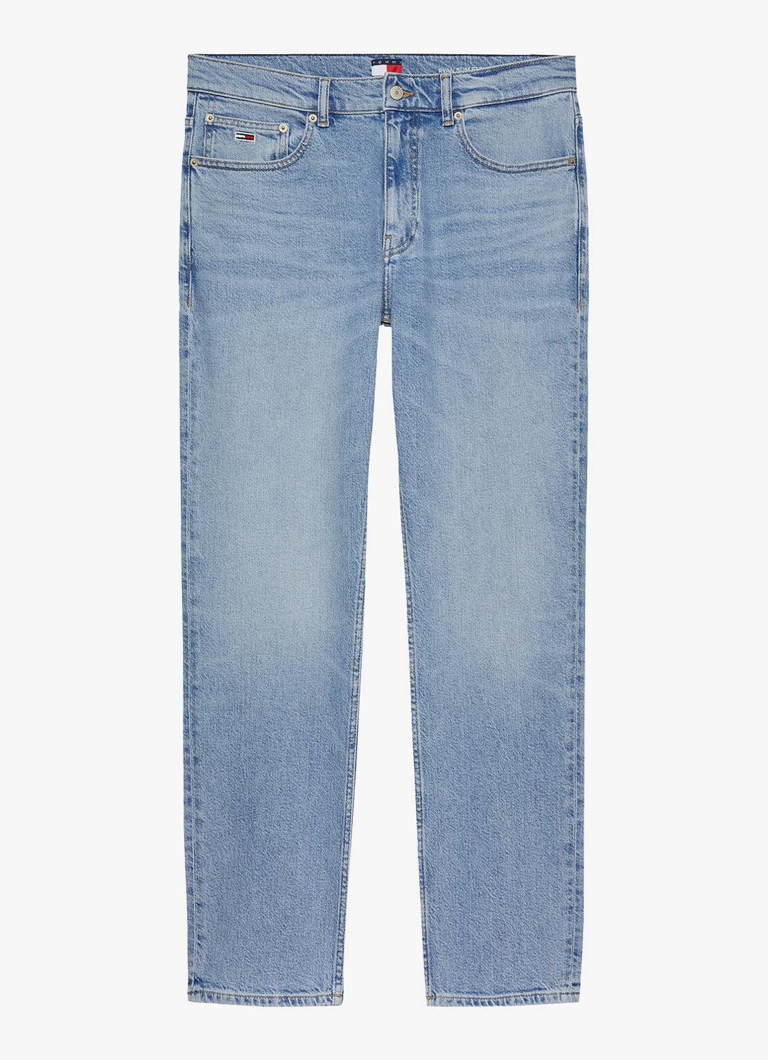 Tommy Hilfiger Ryan slim leg jeans met steekzakken - voorkant 5 indigo