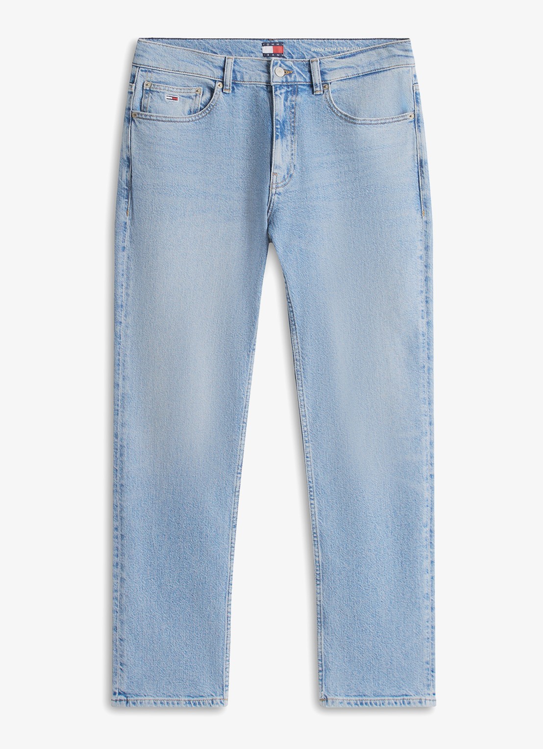 Tommy Hilfiger Ryan slim leg jeans met steekzakken - voorkant denim