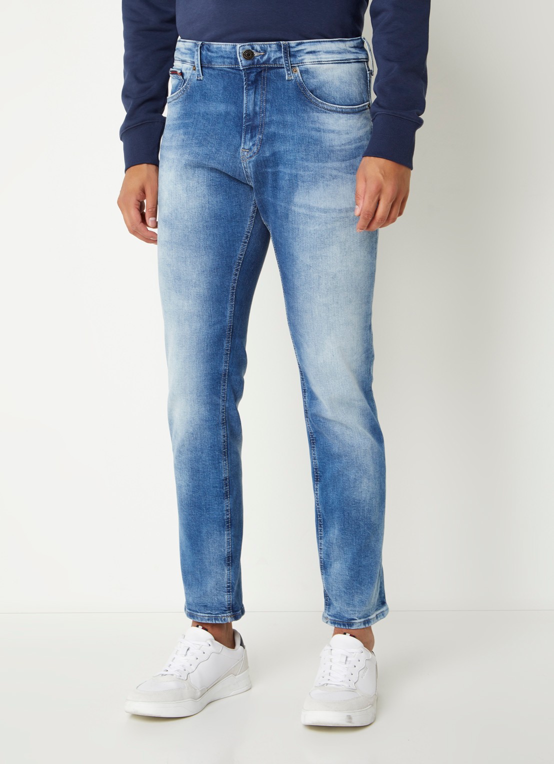 Tommy Hilfiger Scanton slim fit jeans met medium wassing - detail 4 jeans