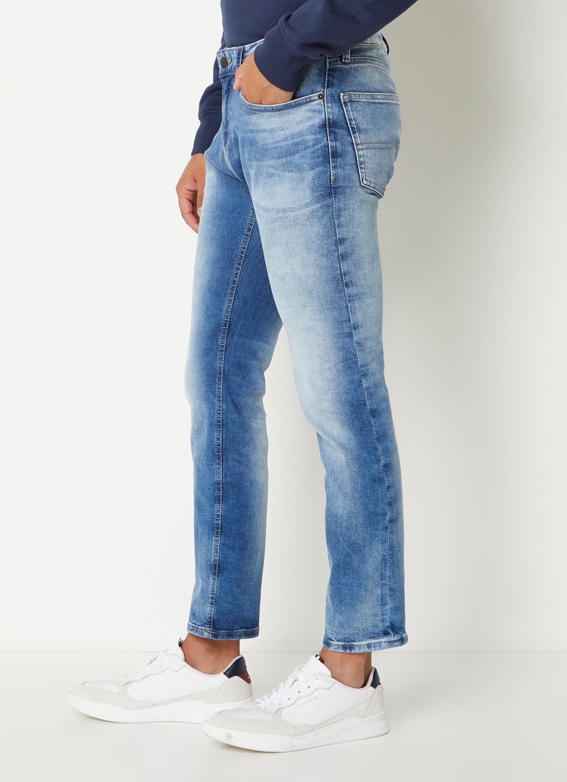 Tommy Hilfiger Scanton slim fit jeans met medium wassing - detail 5 jeans