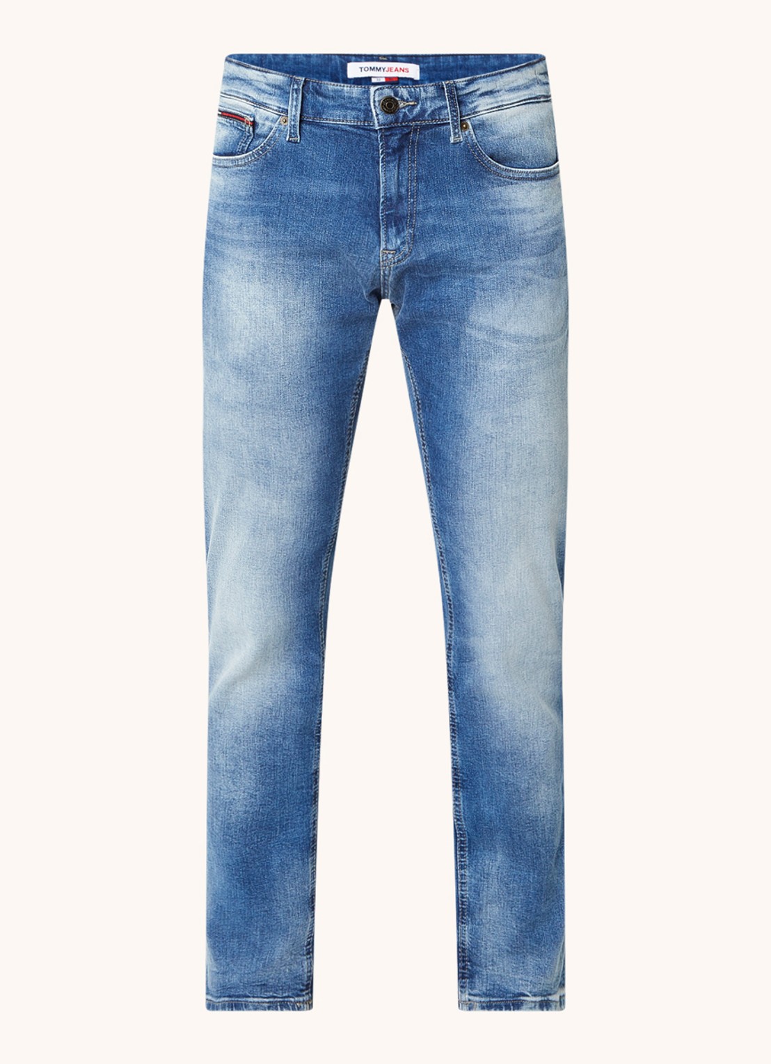 Tommy Hilfiger Scanton slim fit jeans met medium wassing - voorkant jeans