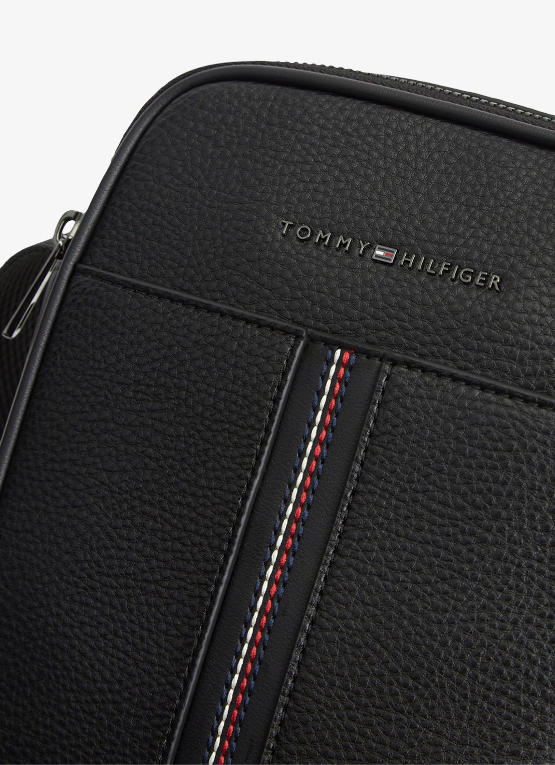 Tommy Hilfiger Schoudertas met logo - detail 2 diepzwart