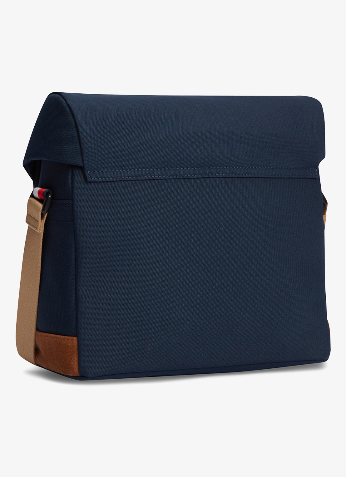 Tommy Hilfiger Schoudertas met logo - achterkant donkerblauw