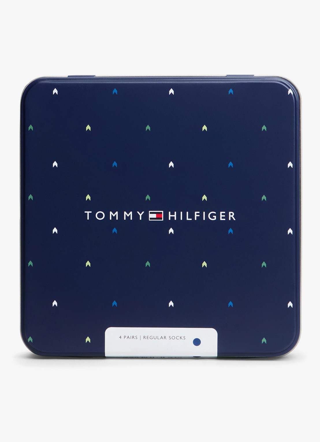 Tommy Hilfiger Set van sokken met logo 4-delig - detail donkerblauw