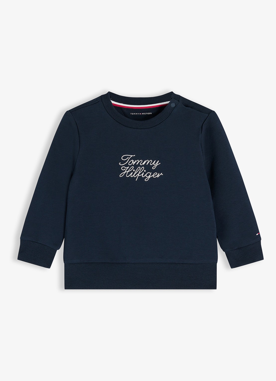 Tommy Hilfiger Set van sweater en joggingbroek met logo 2-delig - detail 3 donkerblauw