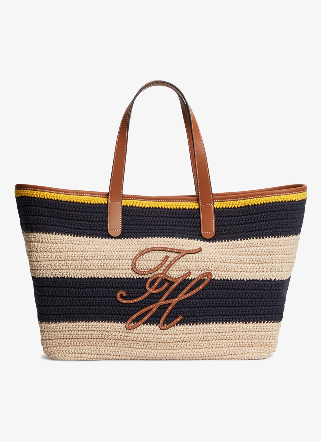 Tommy Hilfiger Shopper met logo - voorkant 4 multicolor