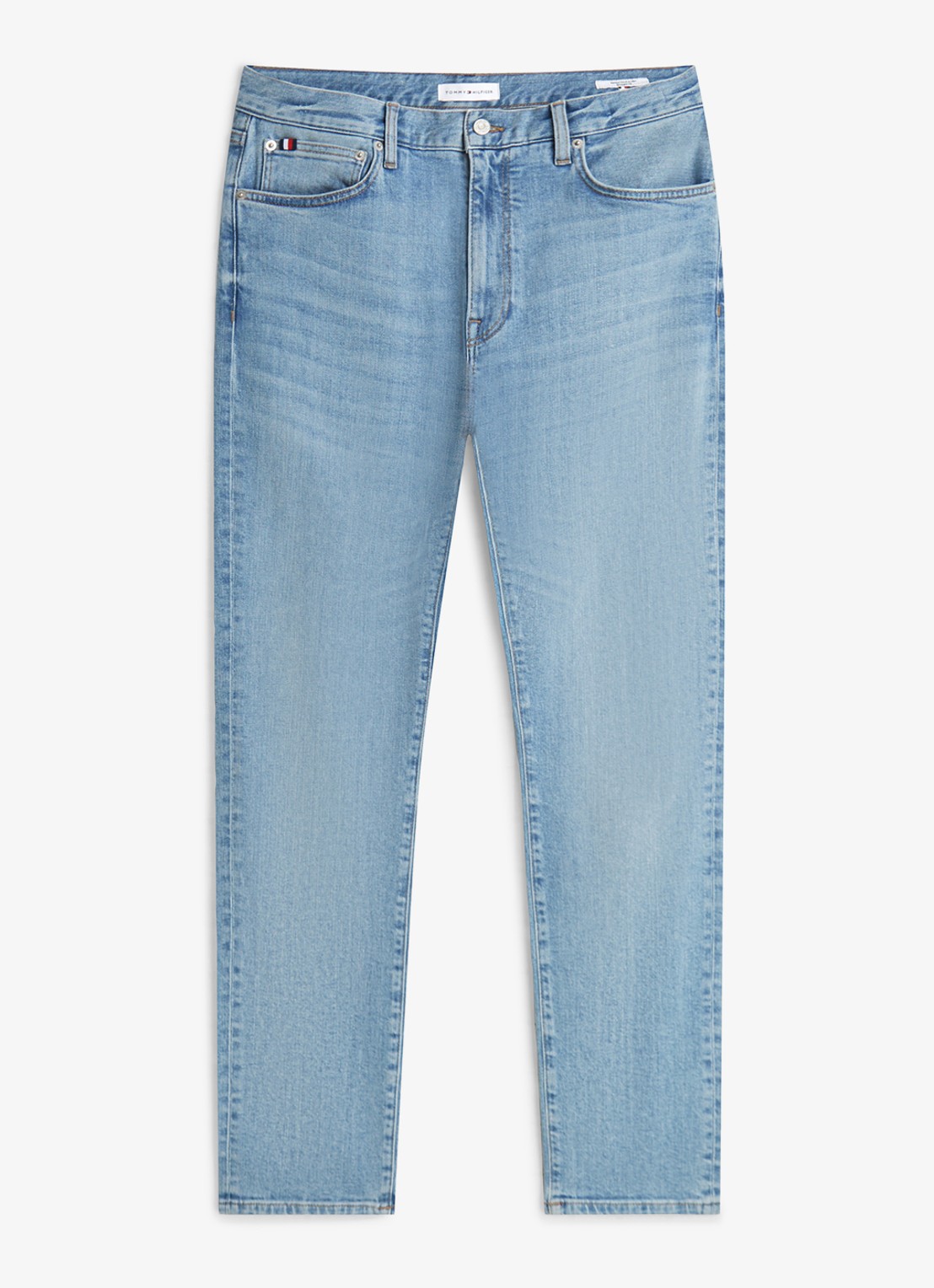 Tommy Hilfiger Skinny jeans met lichte wassing - voorkant jeans