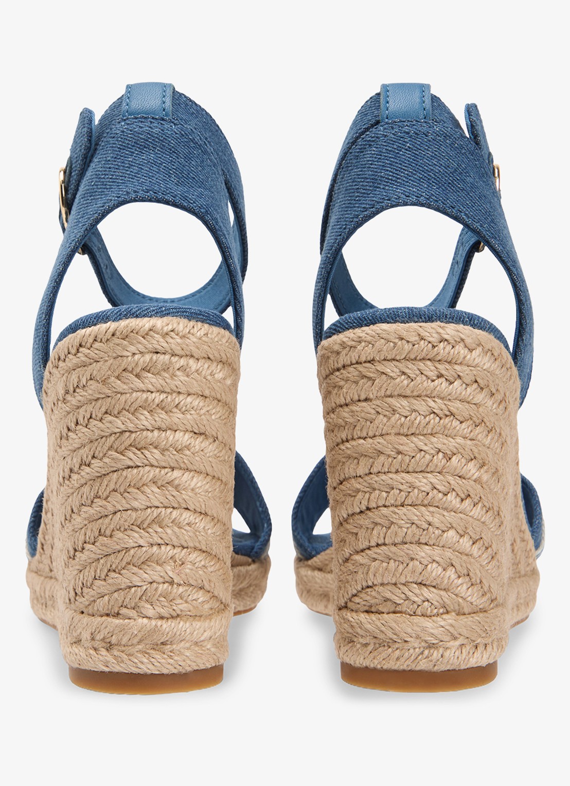 Tommy Hilfiger Sleehak met logo - achterkant denim