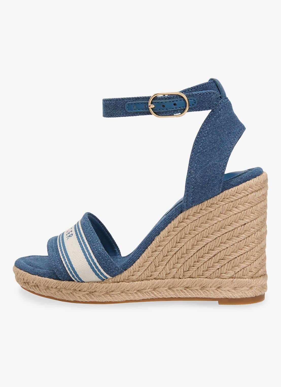 Tommy Hilfiger Sleehak met logo - detail 2 denim