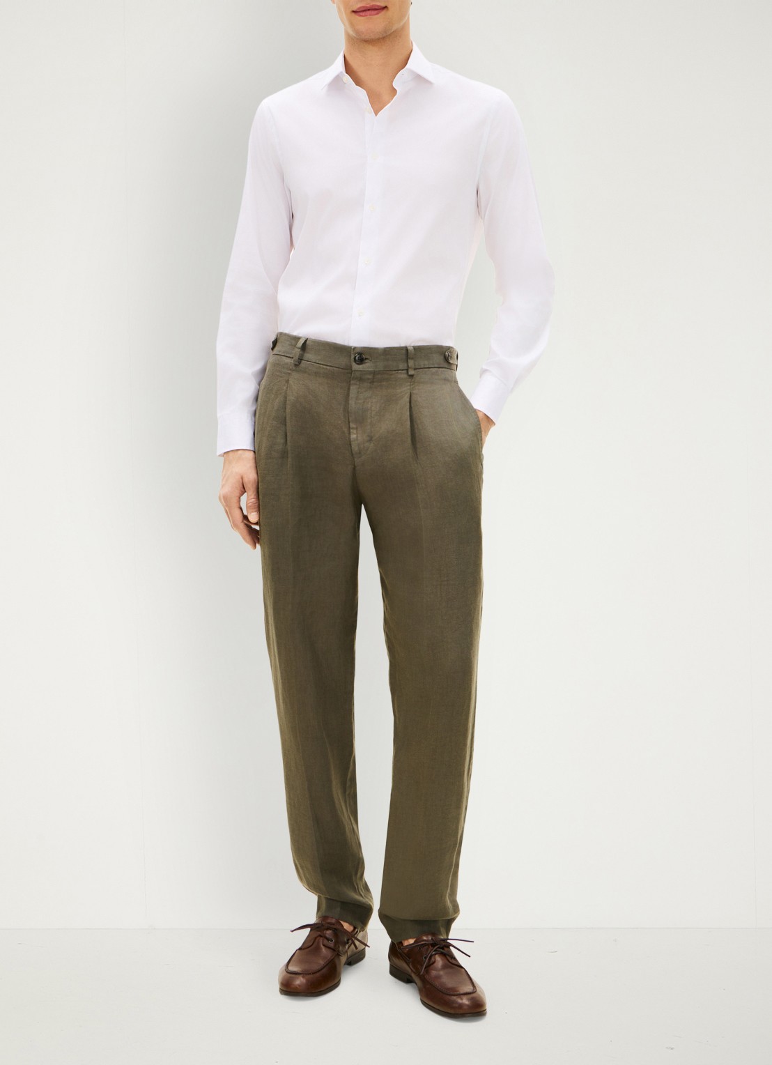 Tommy Hilfiger Slim fit overhemd met button down kraag - detail 5 wit