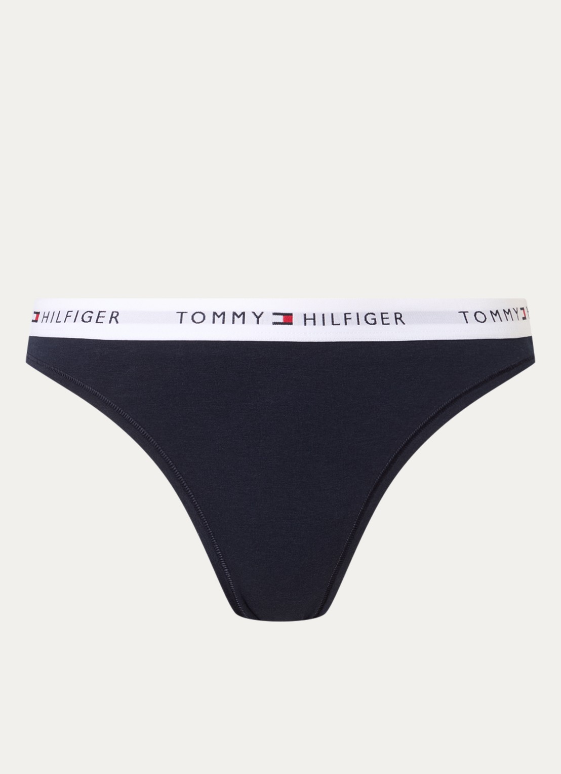 Tommy Hilfiger Slip met logoband - voorkant donkerblauw