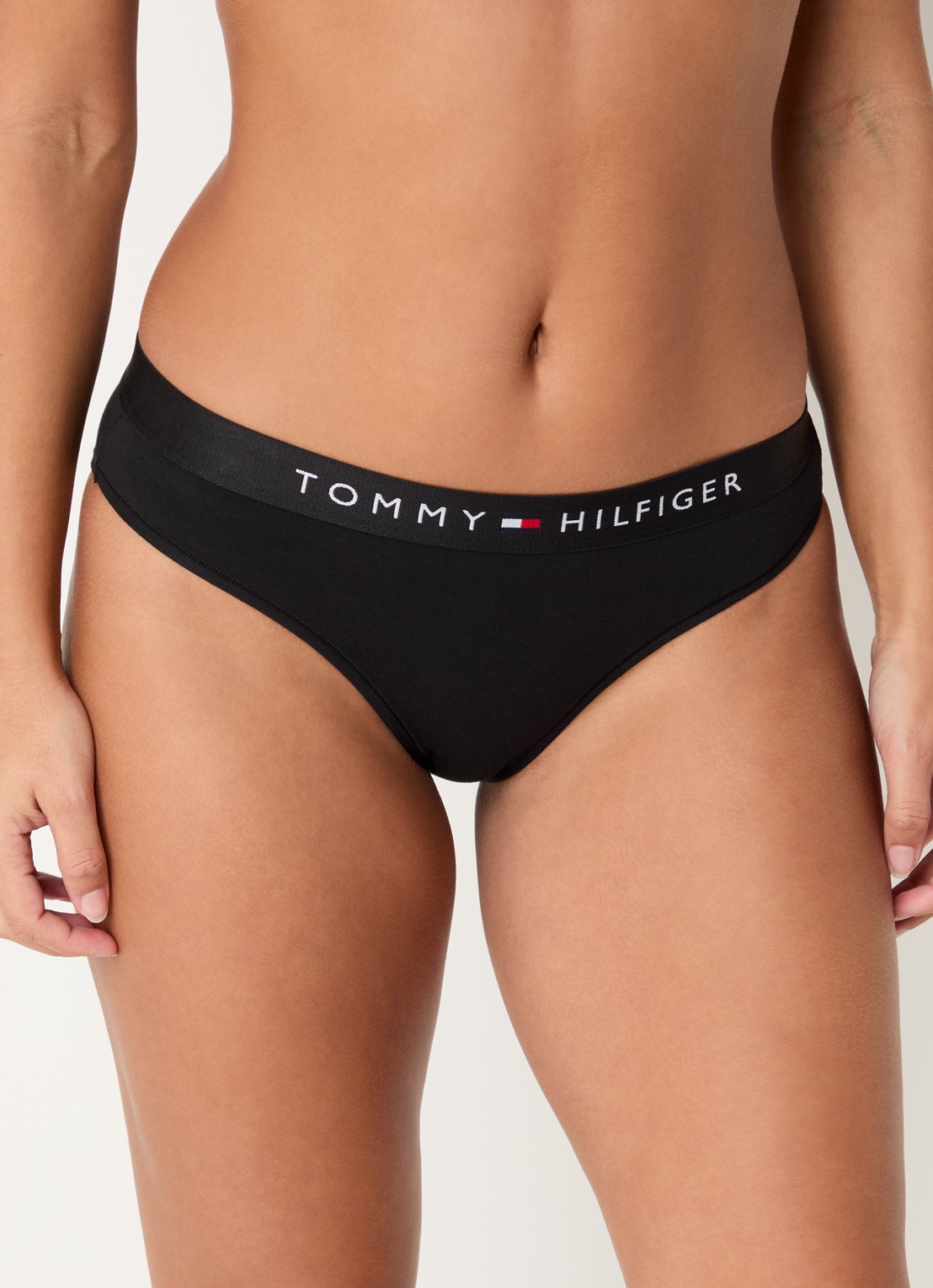 Tommy Hilfiger Slip met logoband  - detail 3 zwart