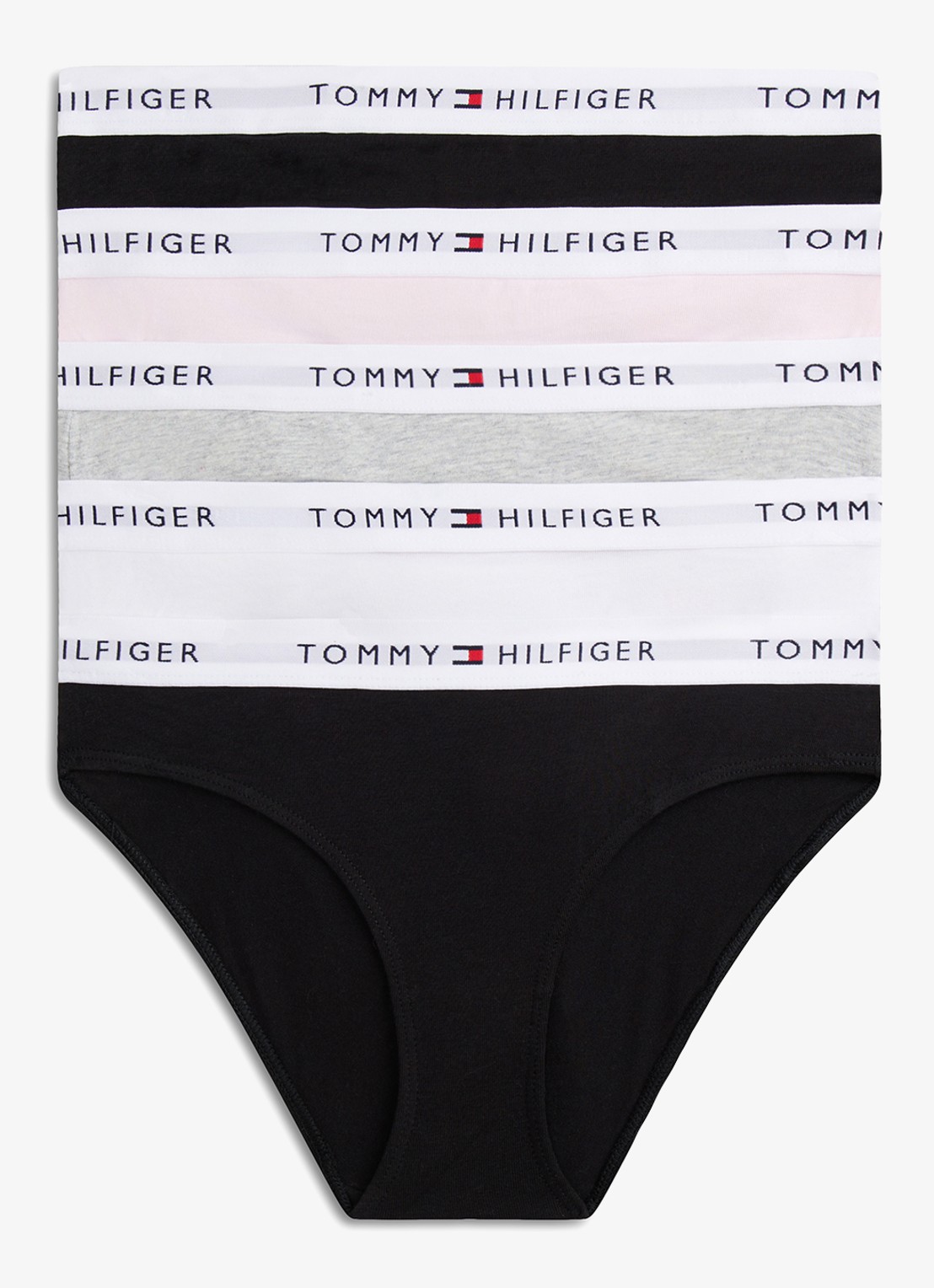 Tommy Hilfiger Slip met logoband - voorkant 2 multicolor