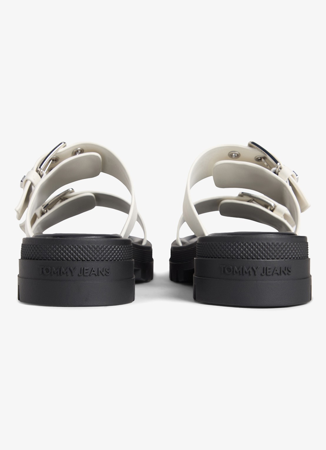 Tommy Hilfiger Slipper met gespdetail - achterkant 6 ivoor