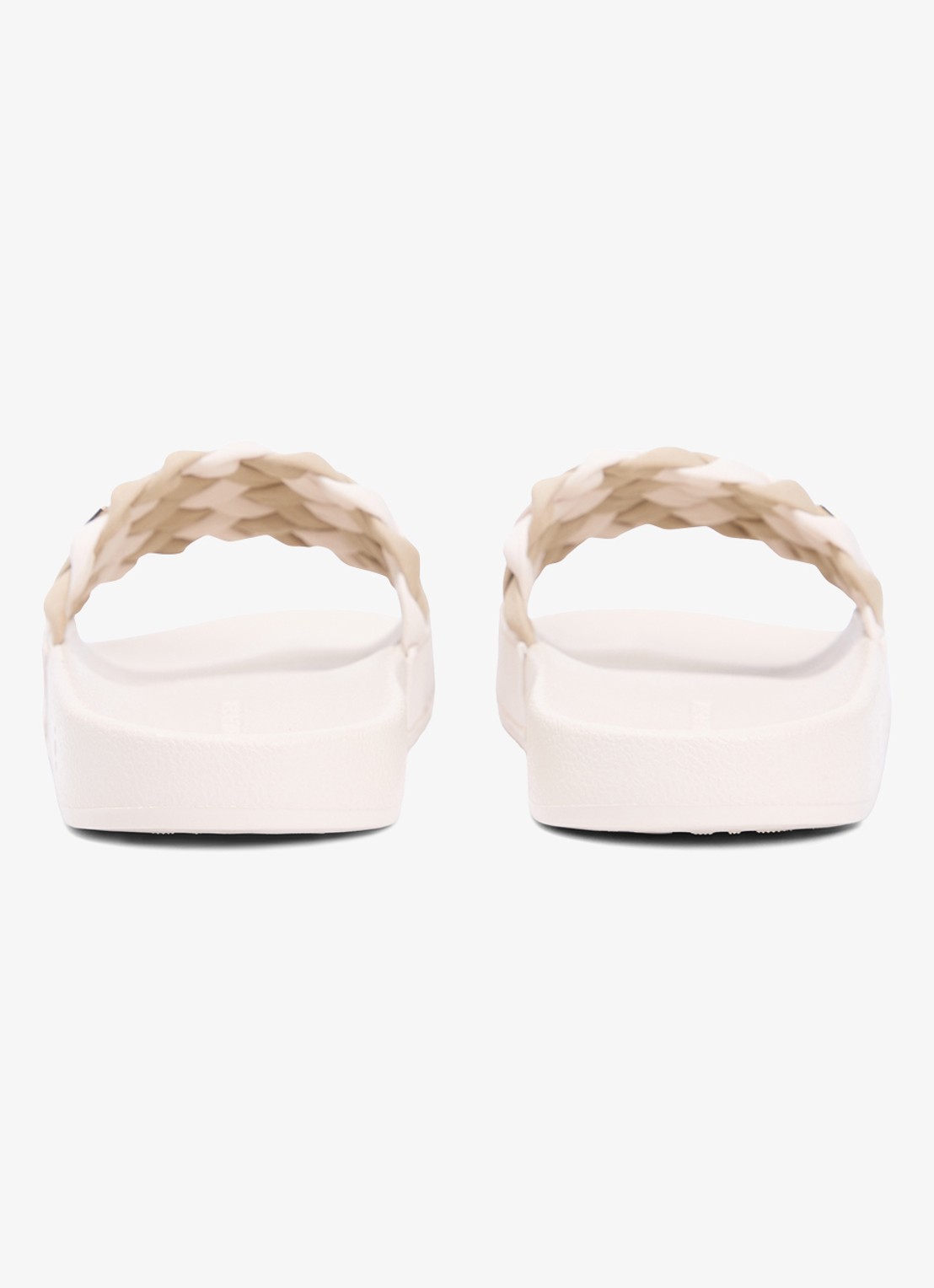 Tommy Hilfiger Slipper met gevlochten details en logo - detail 3 beige