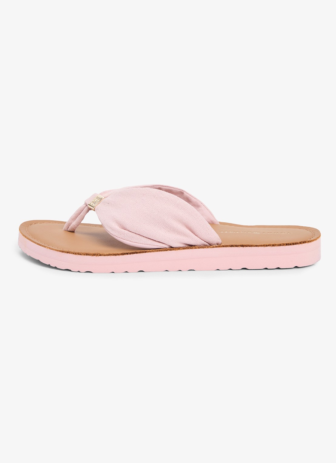 Tommy Hilfiger Slipper met logo - voorkant rood