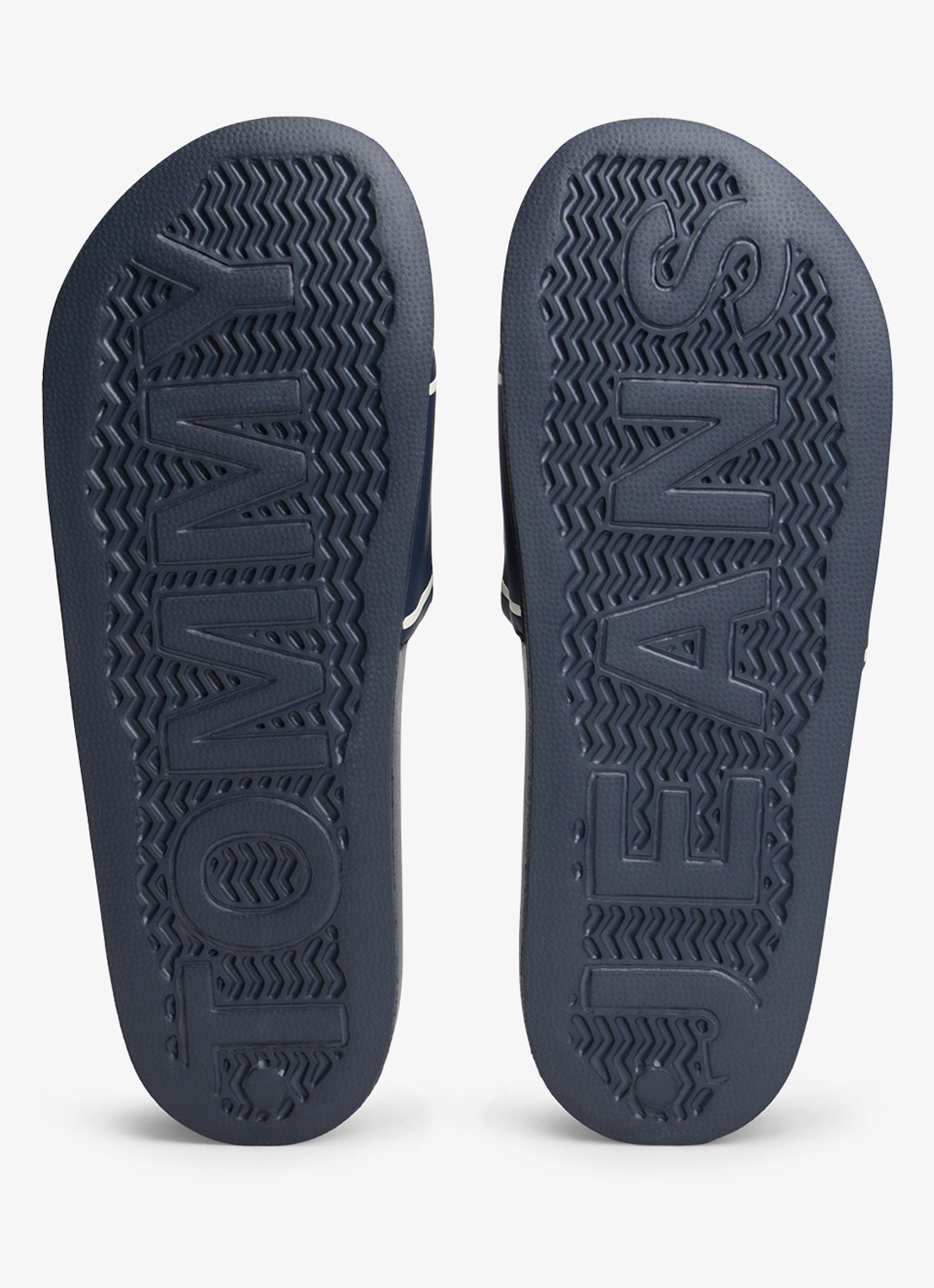 Tommy Hilfiger Slipper met logo - detail 6 donkerblauw