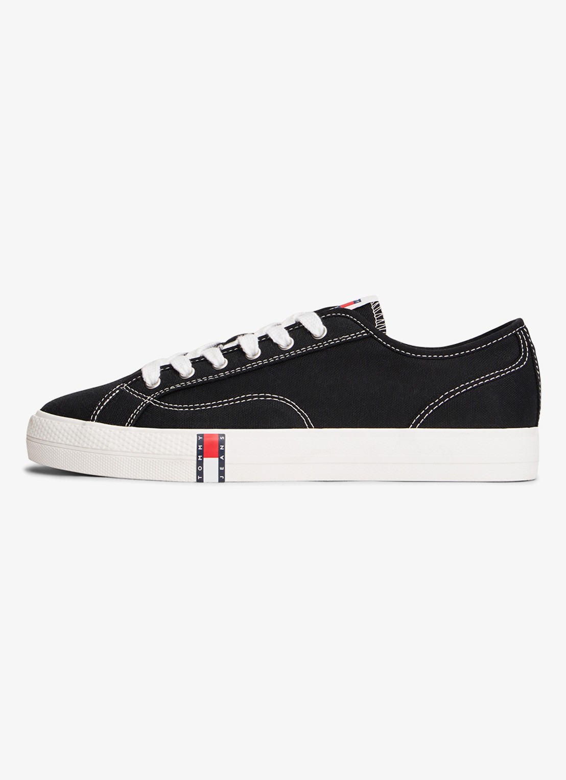 Tommy Hilfiger Sneaker met logo - detail 3 zwart