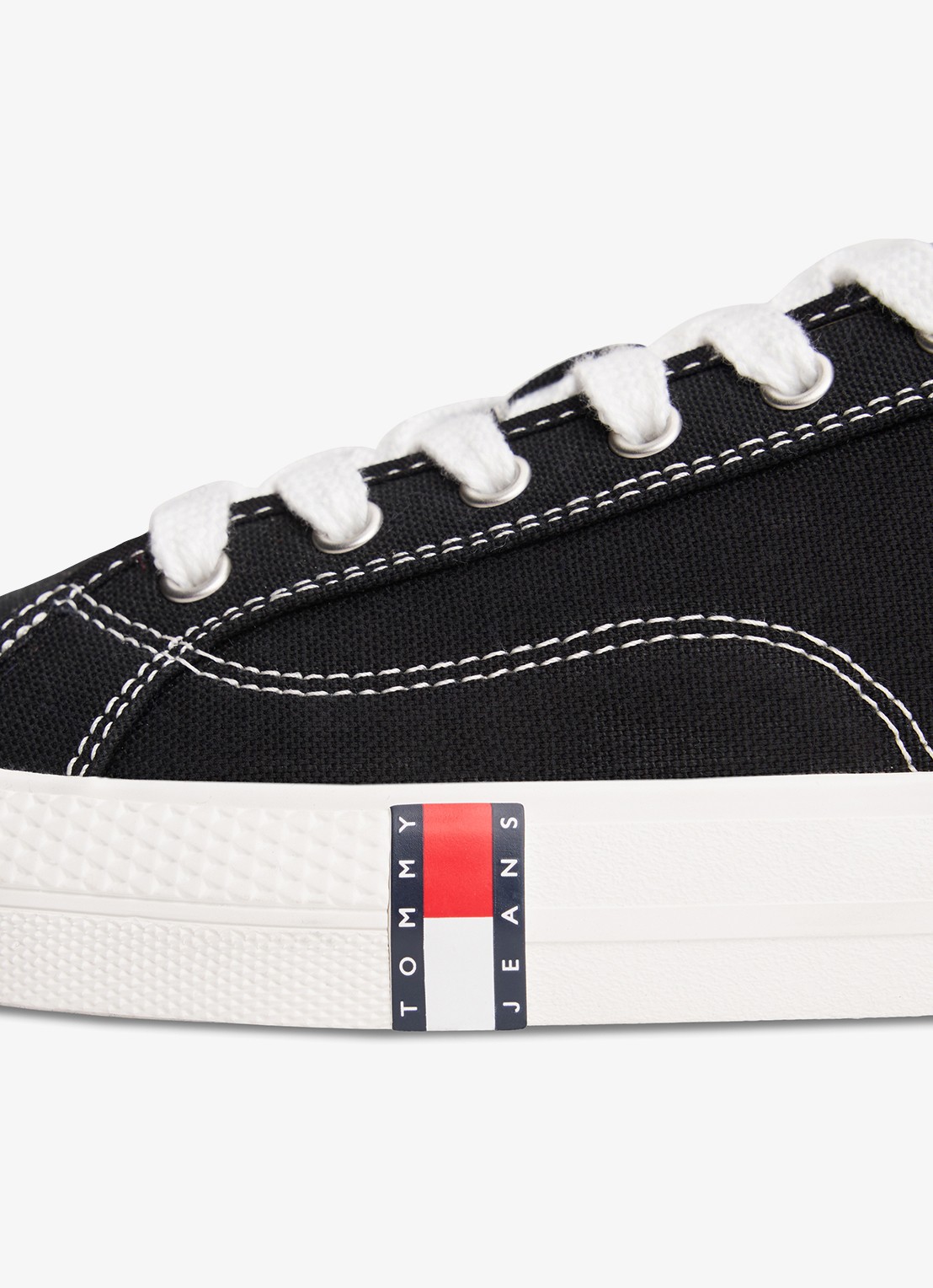 Tommy Hilfiger Sneaker met logo - detail 5 zwart