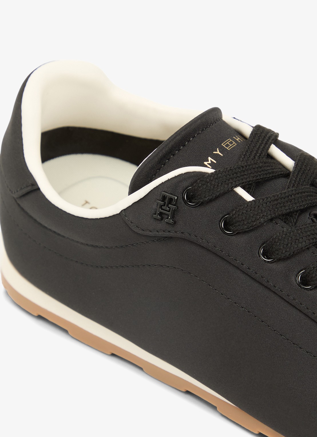 Tommy Hilfiger Sneaker met logo - detail 6 zwart