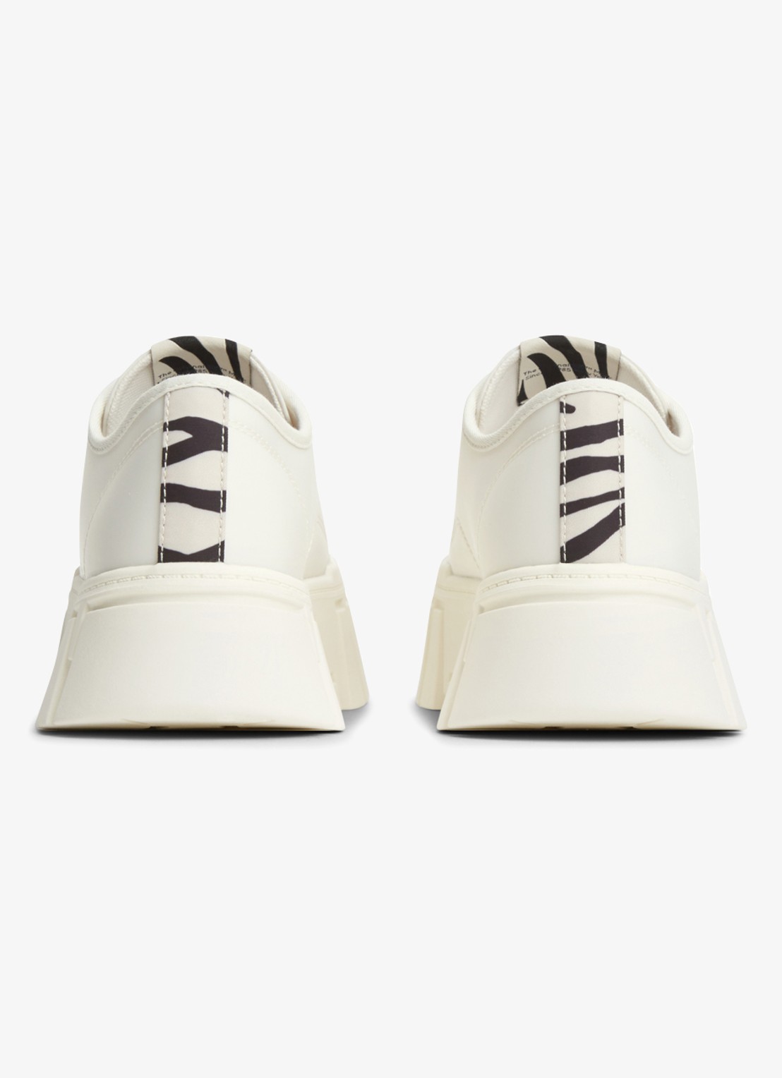 Tommy Hilfiger Sneaker met logo - achterkant 4 ivoor