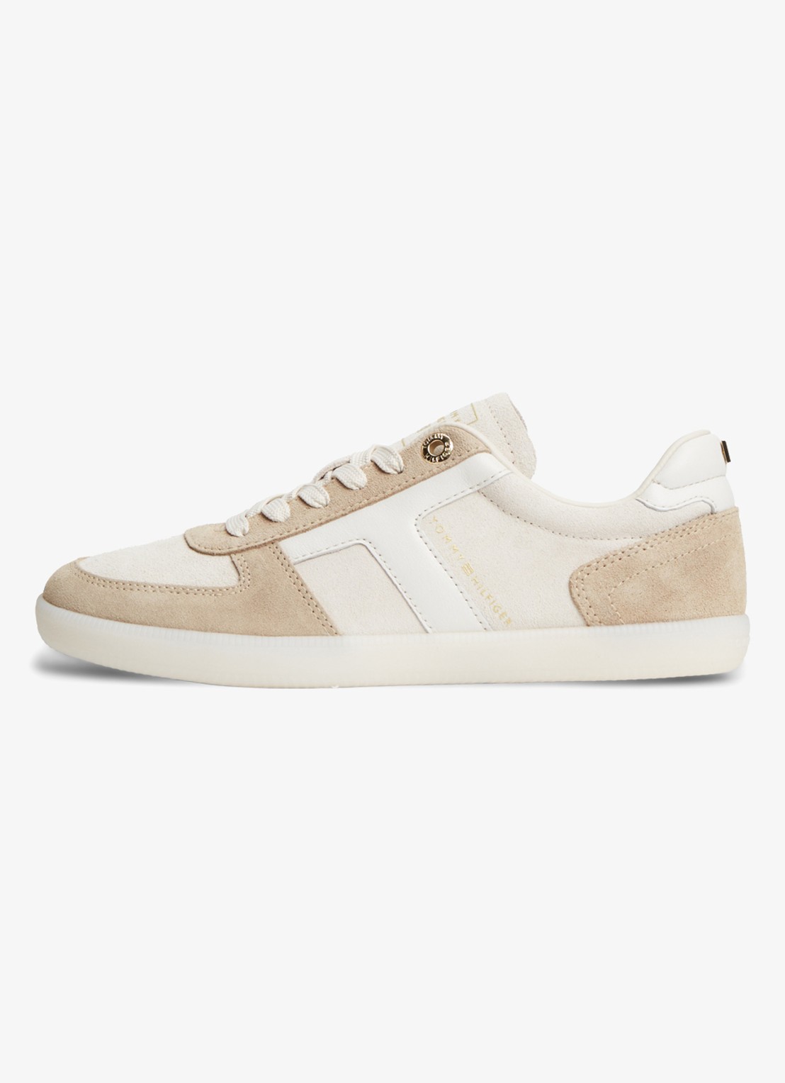 Tommy Hilfiger Sneaker met logo - detail 5 creme