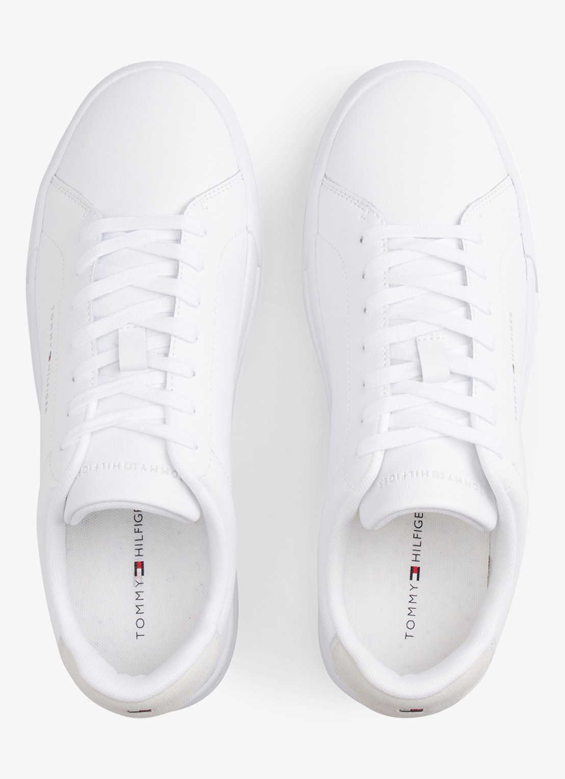 Tommy Hilfiger Sneaker met logo - detail 3 wit