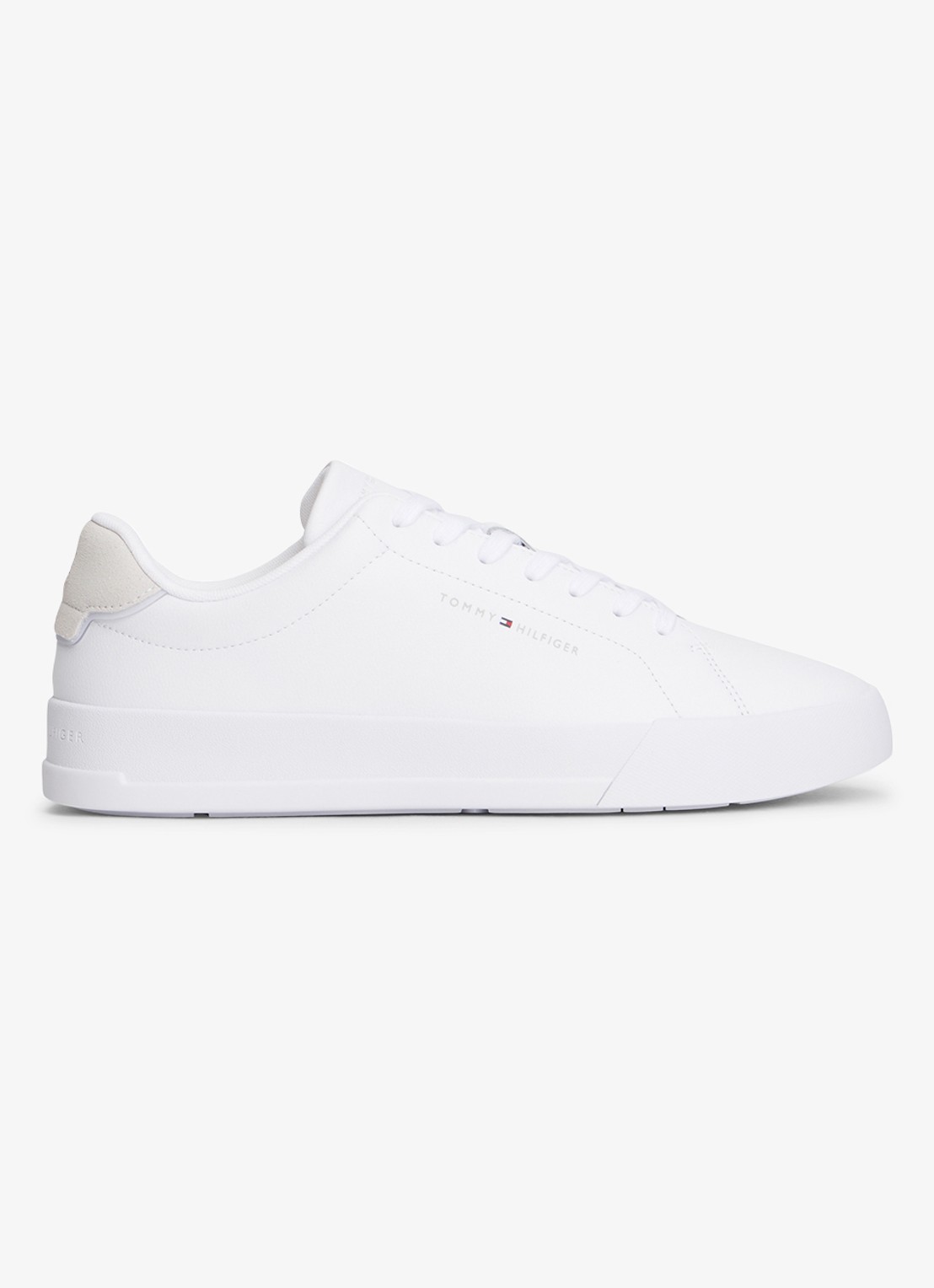 Tommy Hilfiger Sneaker met logo - detail 4 wit