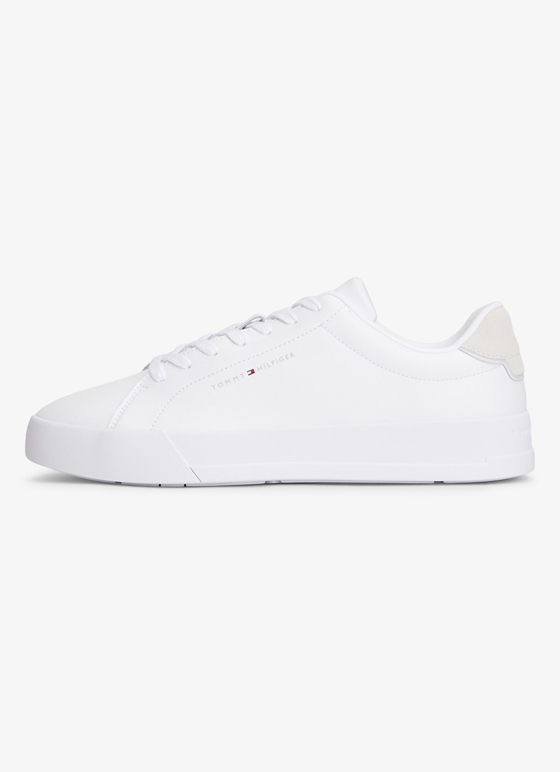 Tommy Hilfiger Sneaker met logo - voorkant wit