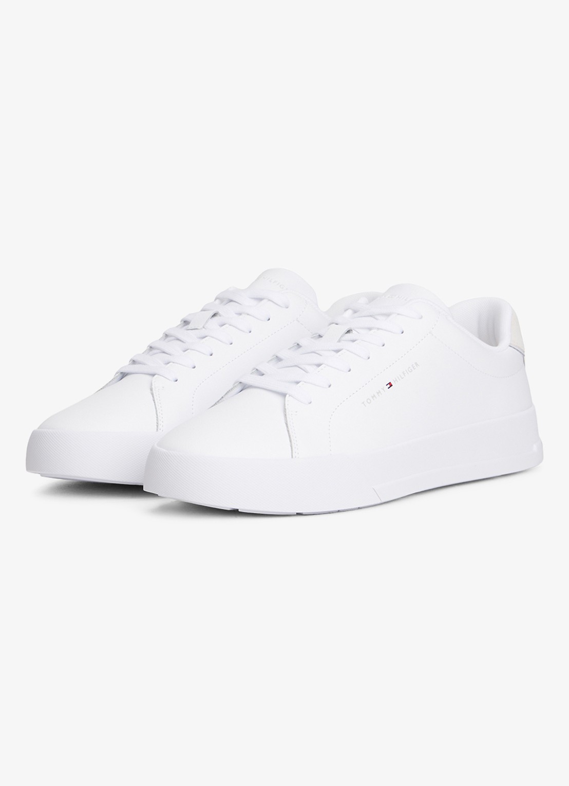 Tommy Hilfiger Sneaker met logo - voorkant 2 wit