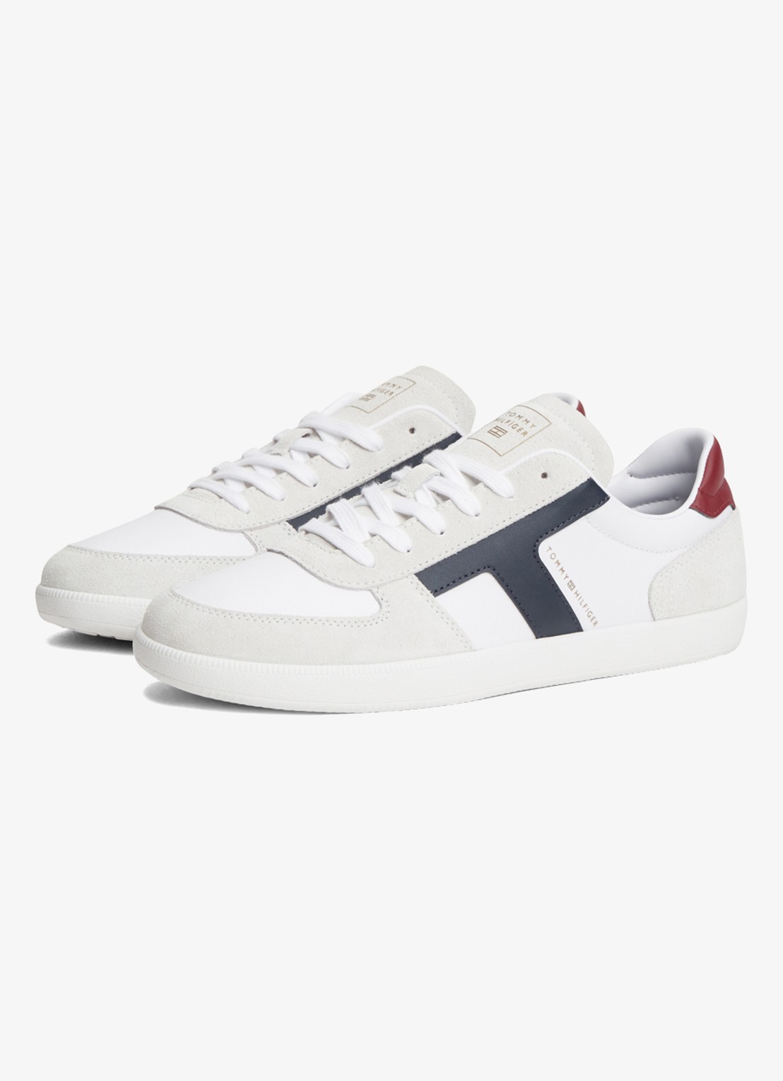 Tommy Hilfiger Sneaker met logo - detail wit