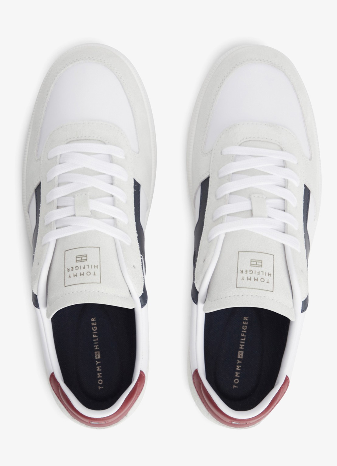 Tommy Hilfiger Sneaker met logo - detail 4 wit