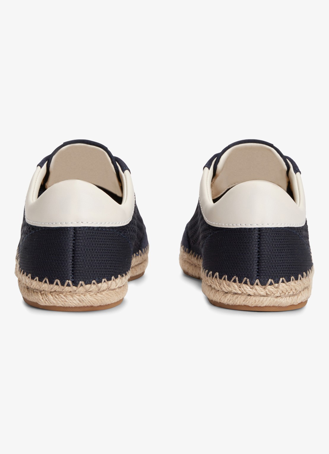Tommy Hilfiger Sneaker met opengewerkt dessin - achterkant 6 donkerblauw