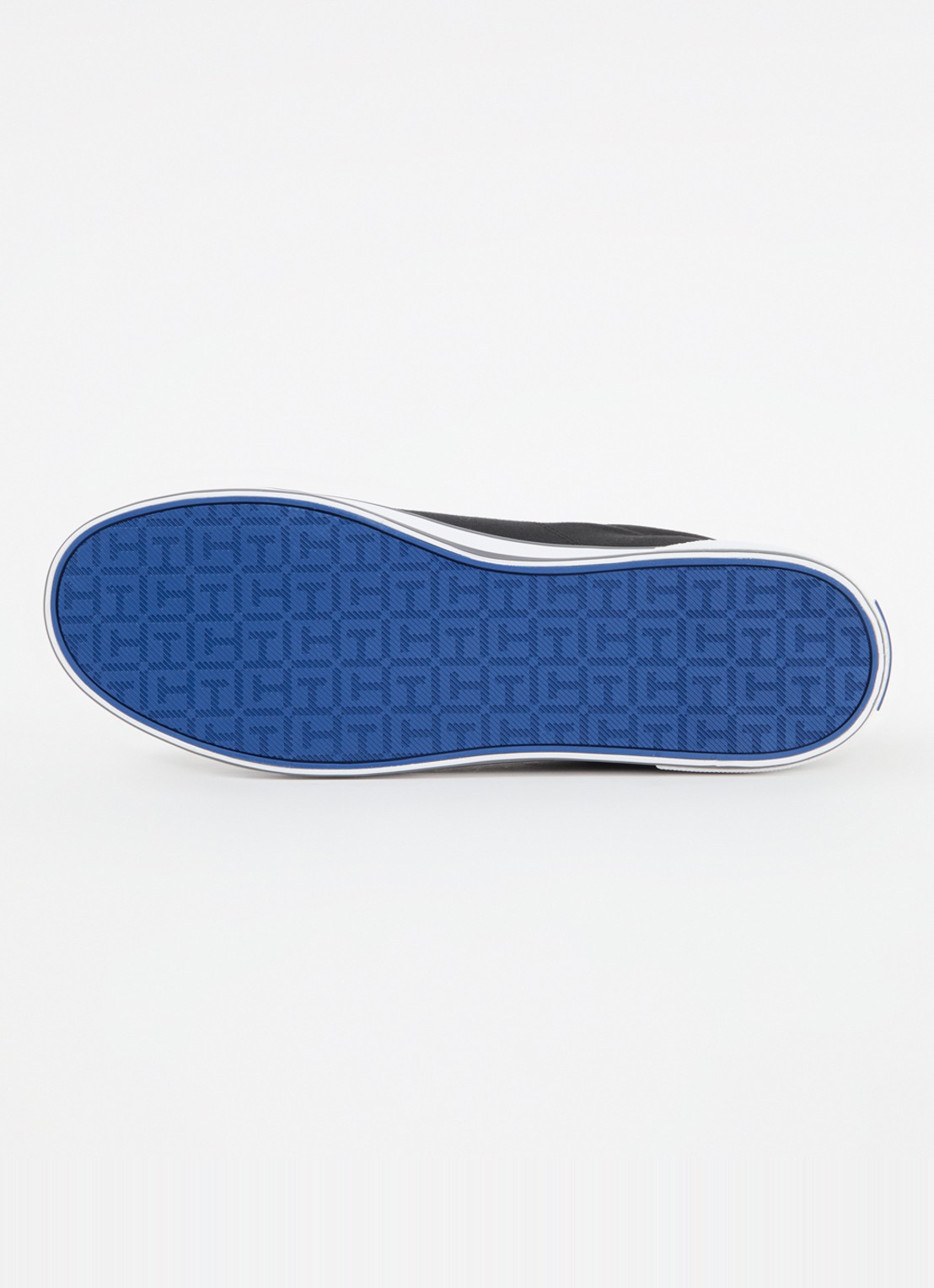 Tommy Hilfiger Sneaker van canvas met logo - detail 4 zwart