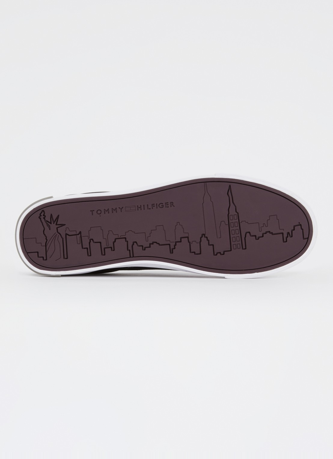 Tommy Hilfiger Sneaker van leer - detail 4 zwart