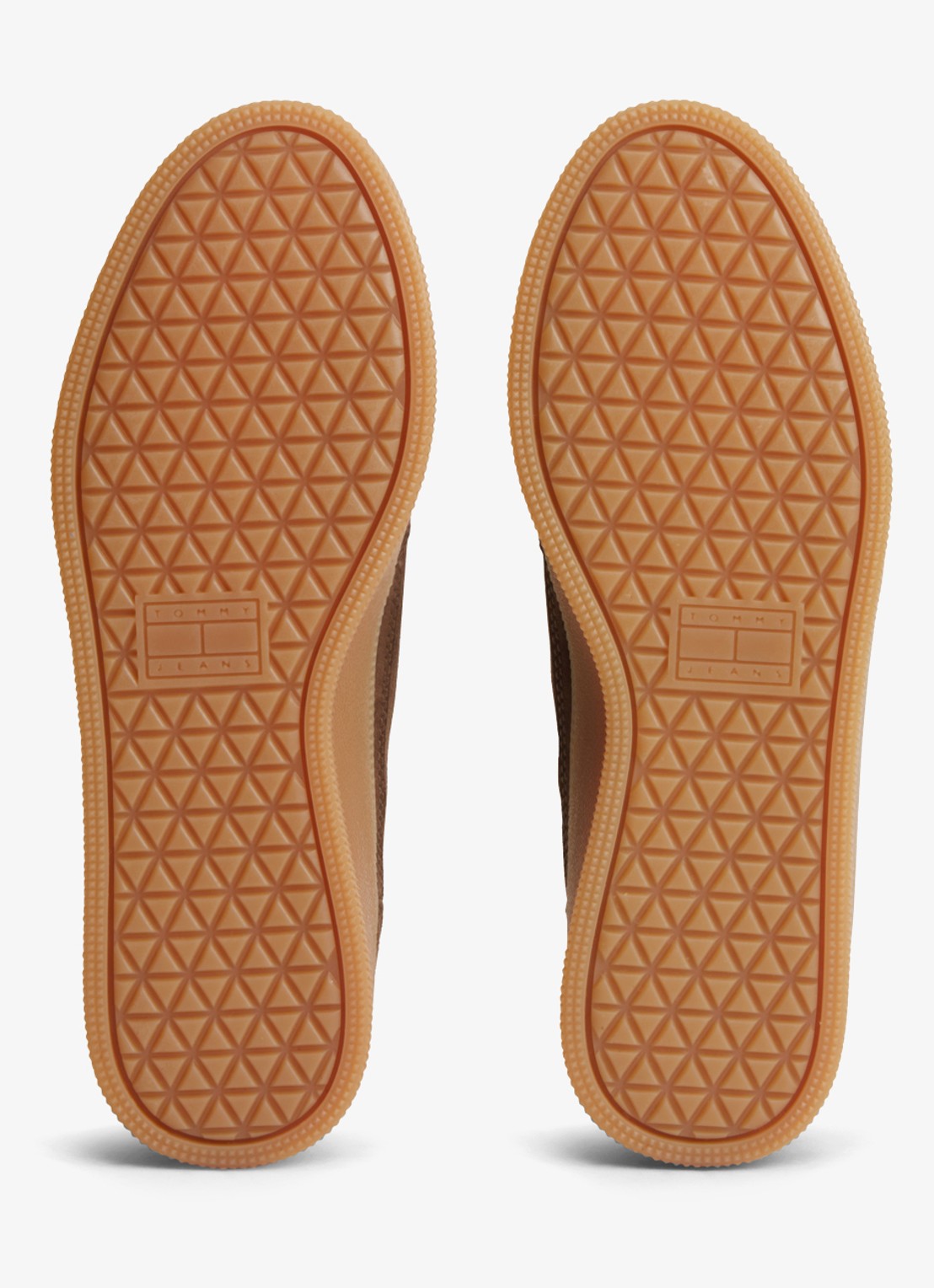 Tommy Hilfiger Sneaker van suède - detail 6 kastanjebruin